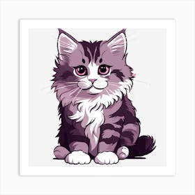 Kitten Png Art Print