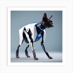 Enhanced Cybernetic Pooch Art Print