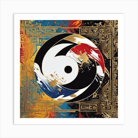 Yin And Yang Art Print