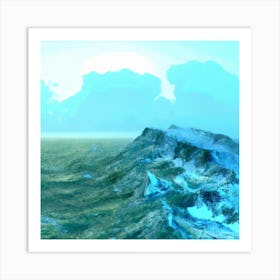 Mountain Landscape - Mountain Stock Videos & Royalty-Free Footage Art Print