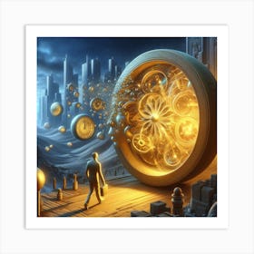 Clockwork City Art Print