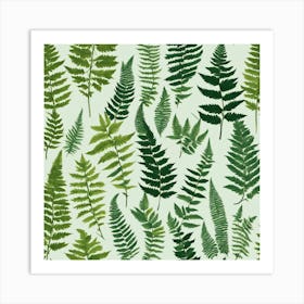 Fern Leaves 9 Art Print