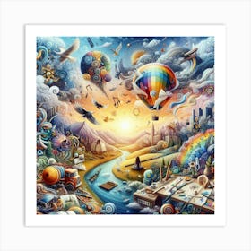 Dreamscape 18 Art Print