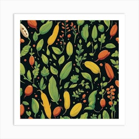 Legumes As A Logo Mysterious (3) Art Print