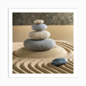 Zen Garden 1 Art Print