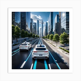 Self - Driving Cars Art Print