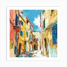 Street Painting Art Print