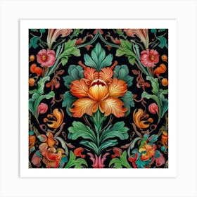 Floral Pattern 6 Art Print