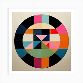 'Circle Of Color' Art Print