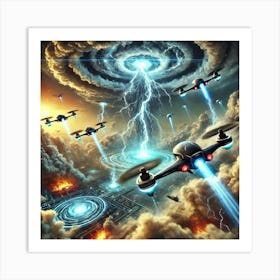 Drones Capabilities Stratospheric Sovereigns Art Print