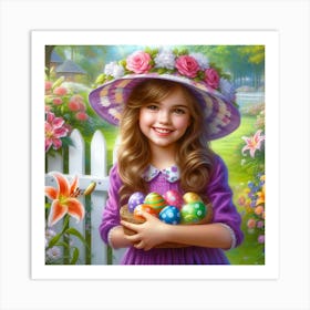 Easter Girl 22 Art Print