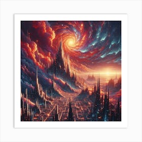 Sci-Fi City Art Print