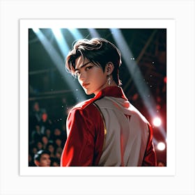 Korean Idol Art Print