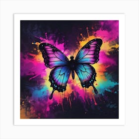 Colorful Butterfly 147 Art Print