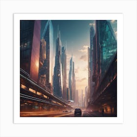 Future City Art Print