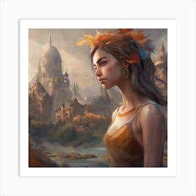 Fairytale Girl Art Print