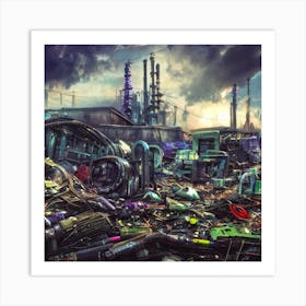 Industrial Landscape Art Print