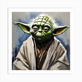 Starwars Yoda Art Print