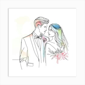 Creative Love And Relationship Illustration 57 Art Print