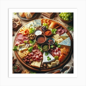 Cheese Platter 1 Art Print