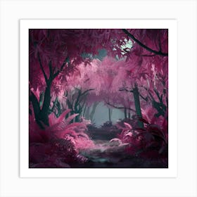 A Surreal And Captivating Scene Of A Lush Jungle W C1od2n8mqpksnbuedfxfgw Fk 8zgt1rboxadd1ftdlza Art Print