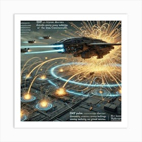 Skybreaker Gunship Emp Devices Iron Commonwealth Art Print