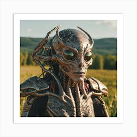 Exoplanet Insectoid Alien Art Print Art Print