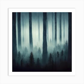 Dark Forest 3 Art Print