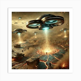 Mantle Guardian Drones Role Converted Art Print