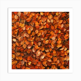 Autumn Leaves Background 1 Art Print