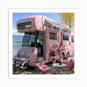 Pink Rv Art Print