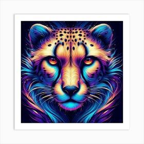 Cheetah Painting Art Print