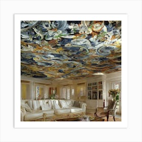 Ceiling Painting Art Print