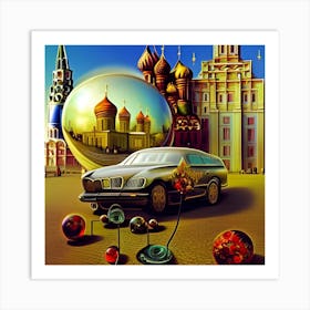 Russian City Art Print