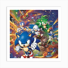 Sonic The Hedgehog 91 Art Print