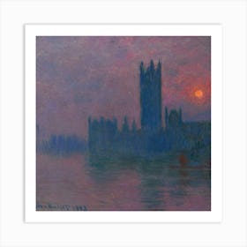 Claude Monet - The Houses Of Parliament Art Print