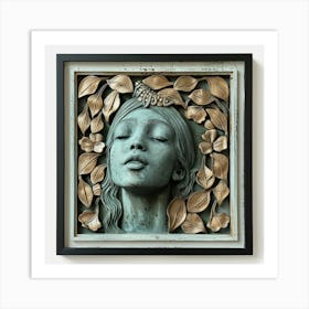 Woman'S Face 1 Art Print