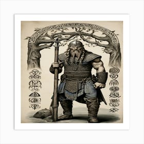 Viking Warrior 1 Art Print
