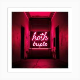 Hot Pink Aesthetic Art Print