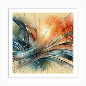 Abstract Painting 4 Art Print