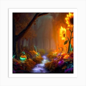 Spooky Forest Art Print