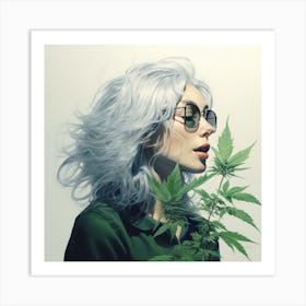 Shady Lady Art Print