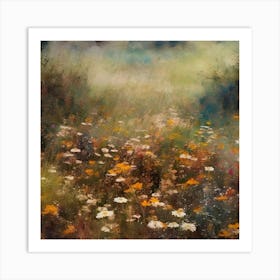 Meadow Of Daisies Art Print