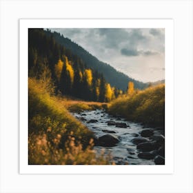 Autumn In The Mountains 8 Art Print