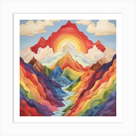 Rainbow River 1 Art Print