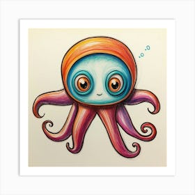 Octopus 116 Art Print