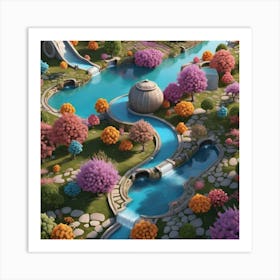 Fairy Garden 1 Art Print