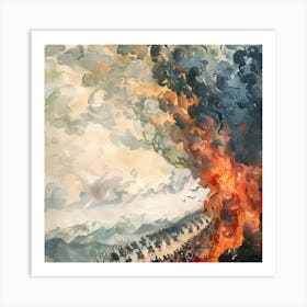 'The Fires Of Hell' Art Print