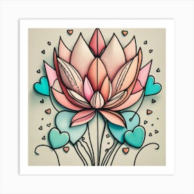 Lotus Flower 45 Art Print