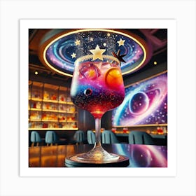 A Futuristic Cocktail Called Starfall Sangria, Ser Art Print